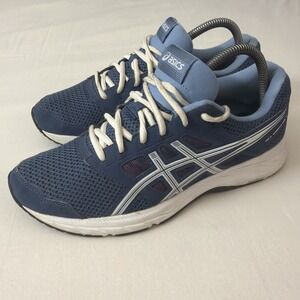 Asics Womens Gel Contend 5 1012A234 Gym Running Shoes Lace Up Low Top Size 9.5